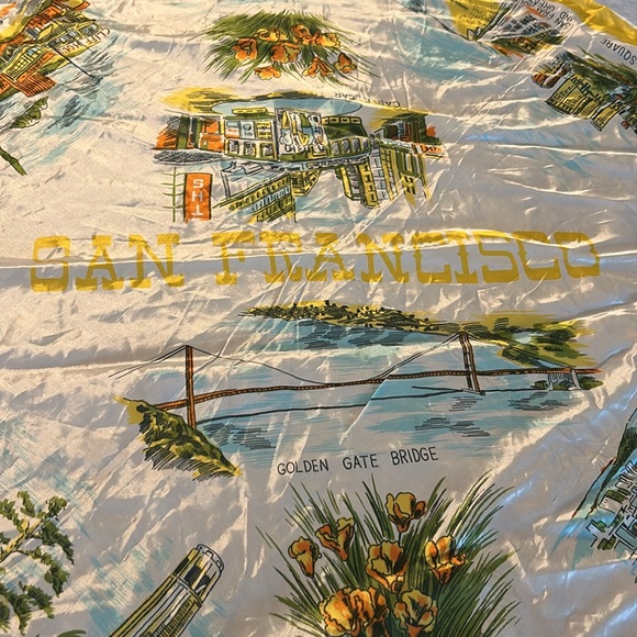 Vintage SAN FRANCISCO Souvenir Scarf - Picture 13 of 14